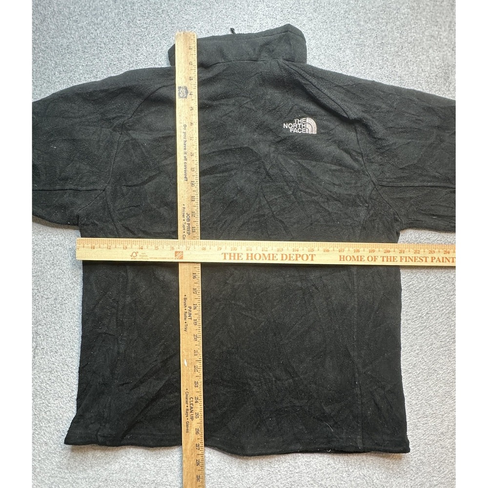 The North Face Fleece Jacket Mens Medium Black Full Zip Outdoor Hiking Warm - Picture 9 of 13